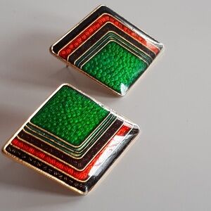 COPY - Vintage Abstract Earrings